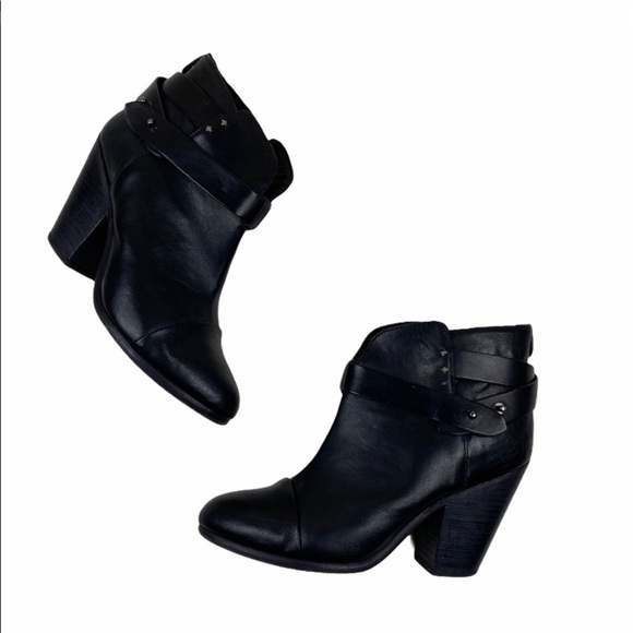 Rag & Bone Harrow Ankle Bootie Black 38 - Picture 4 of 7